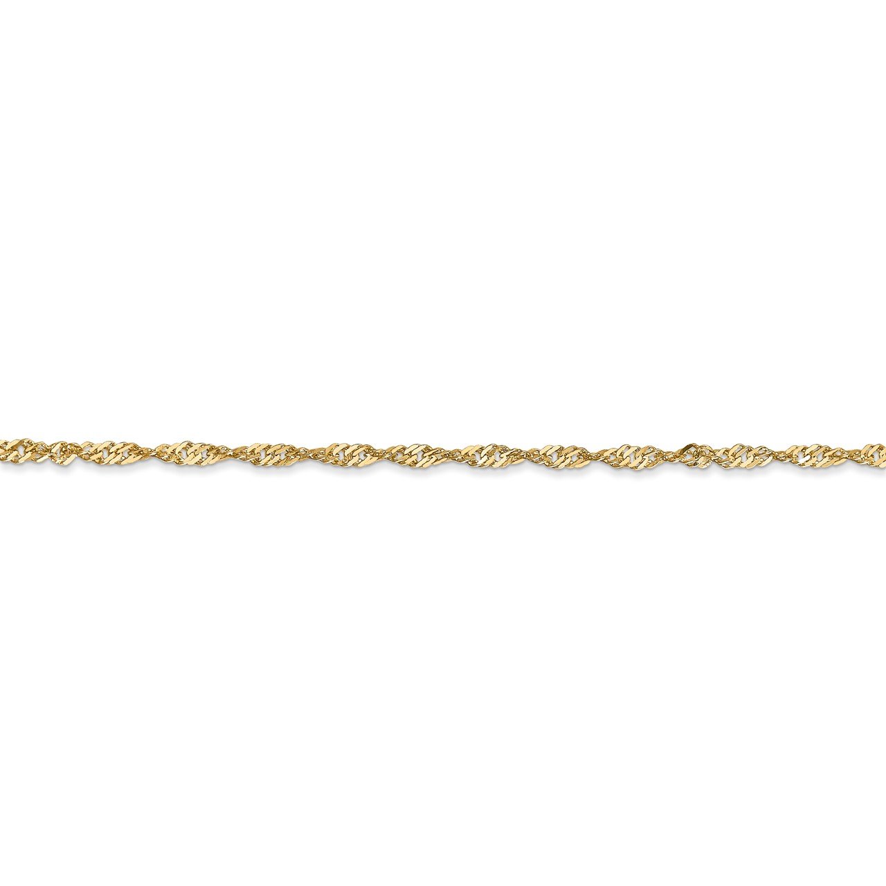 Leslie's 1.6mm 14K Singapore Chain-1