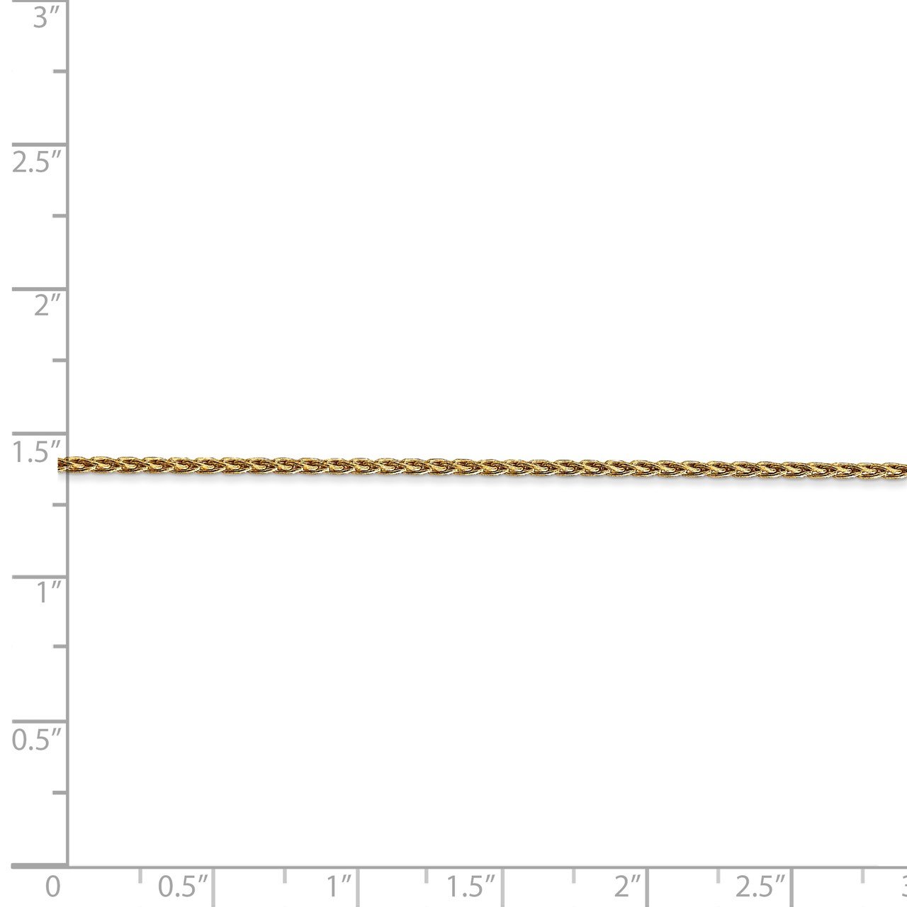 14k 1.5mm Parisian Wheat Chain-3