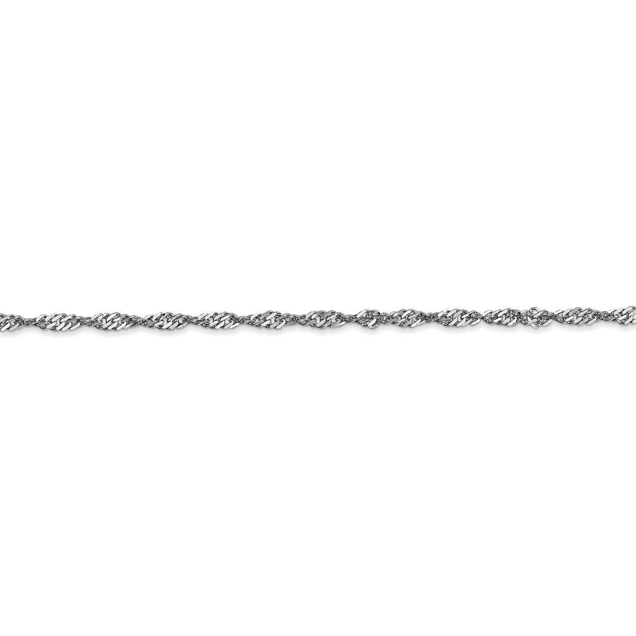 14k WG 2.0mm Singapore Chain-1