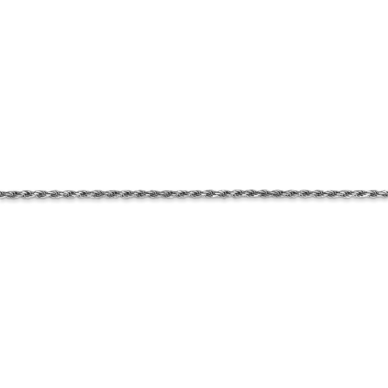 14k WG 1.30mm D/C Machine-made Rope Chain-1