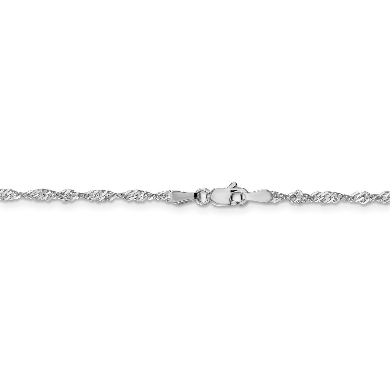 14k WG 2.0mm Singapore Chain-2