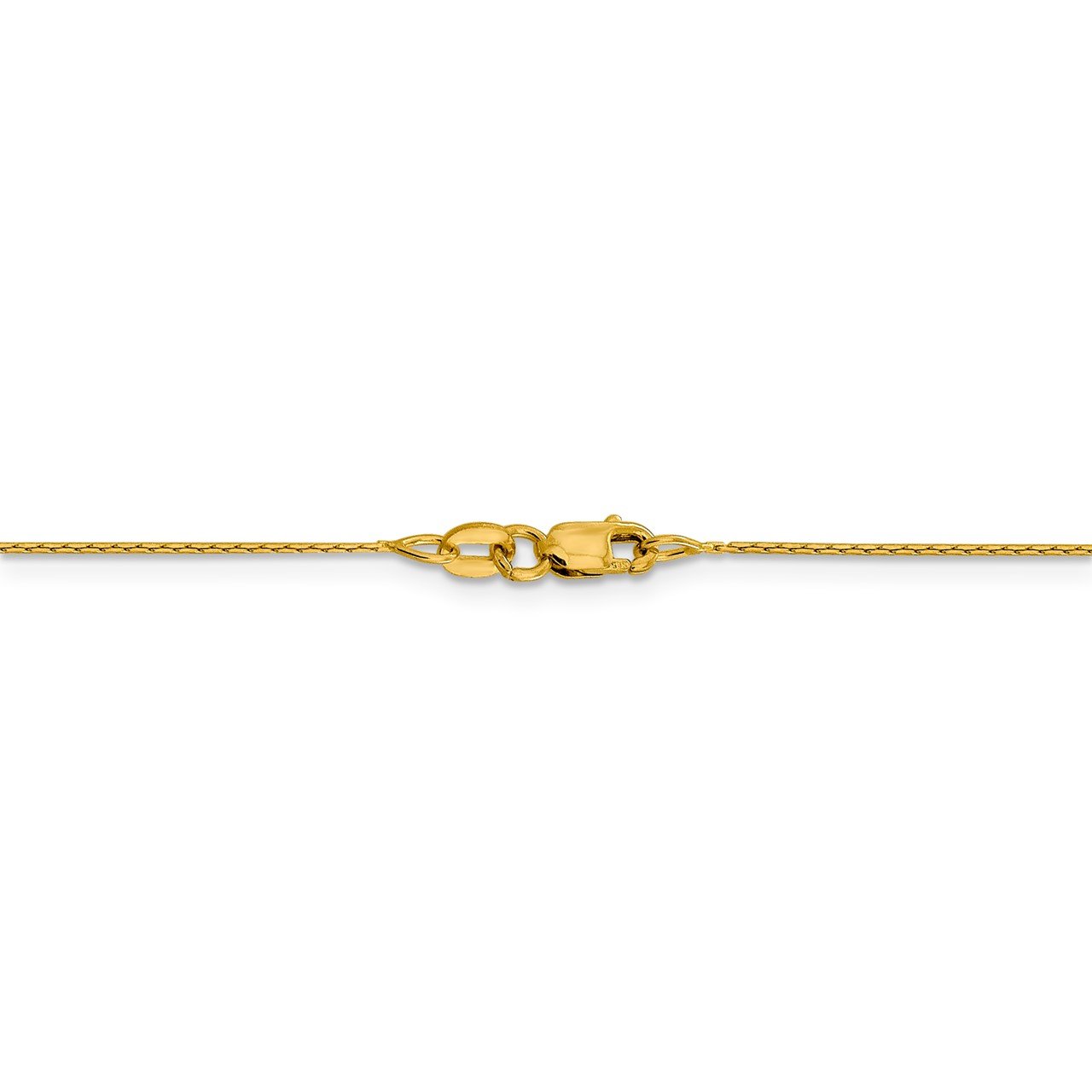 Leslie's 14K .6 mm Boston Link Chain-3