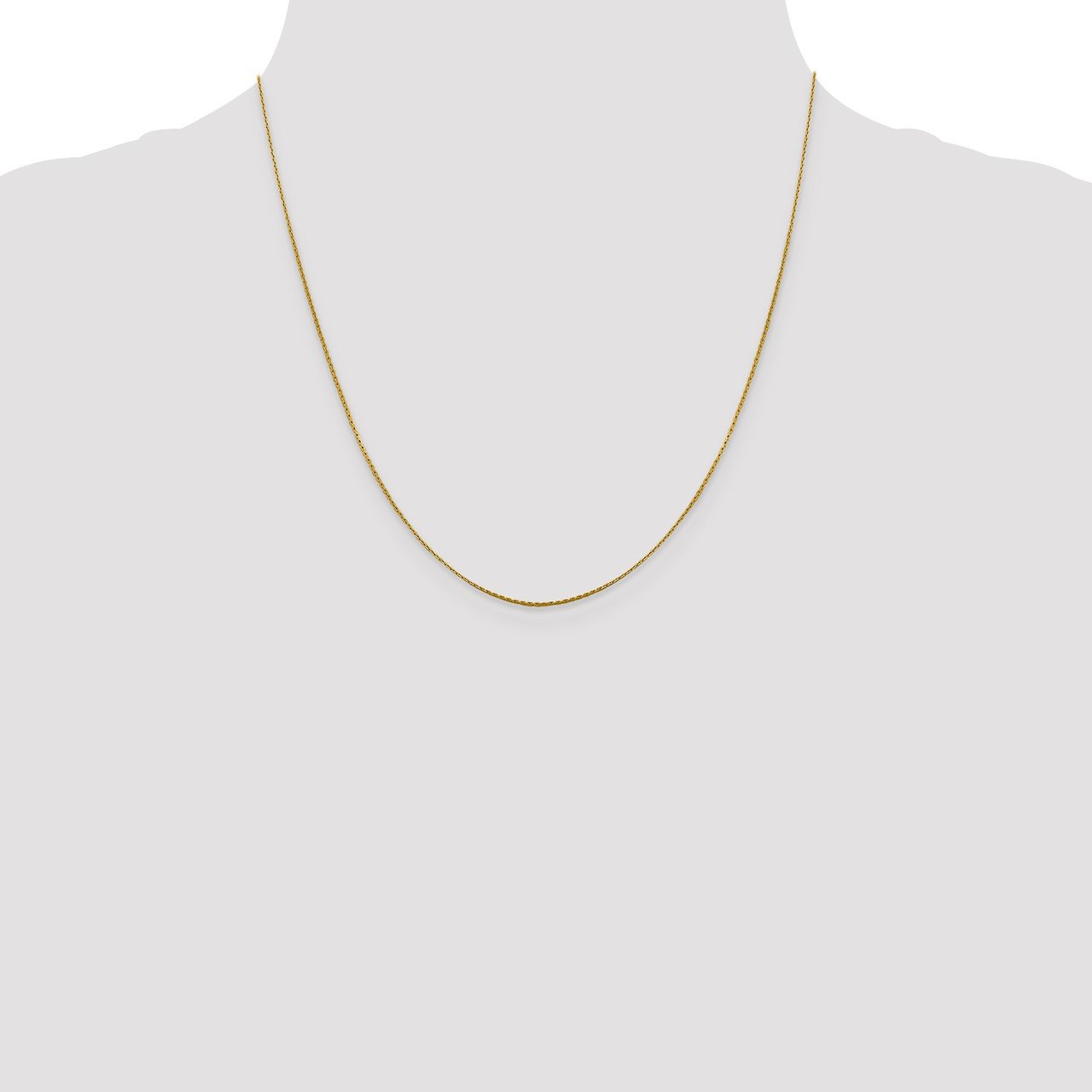 Leslie's 14K .6 mm Boston Link Chain-1