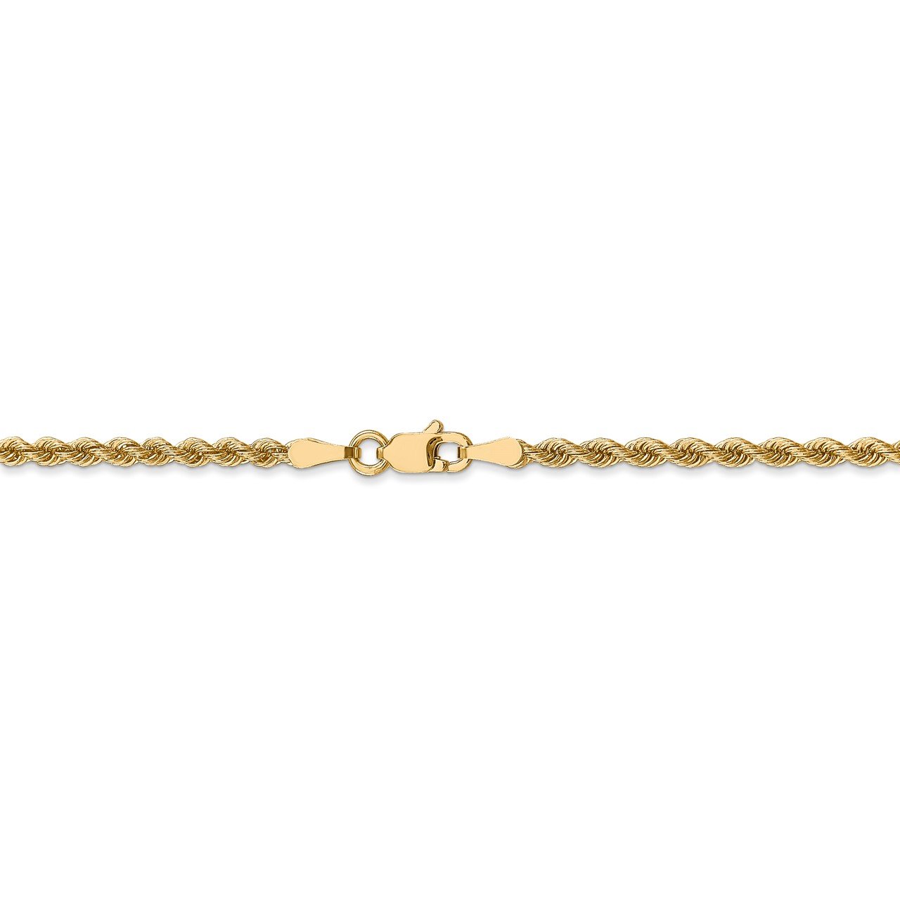 Leslie's 14K 2.5mm Solid Regular Rope Chain-3