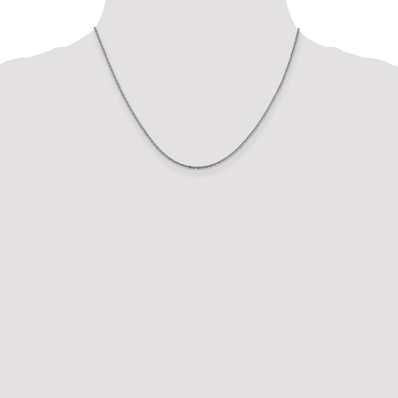 Leslie's 14K White Gold 1.5mm Cyclone Chain-1
