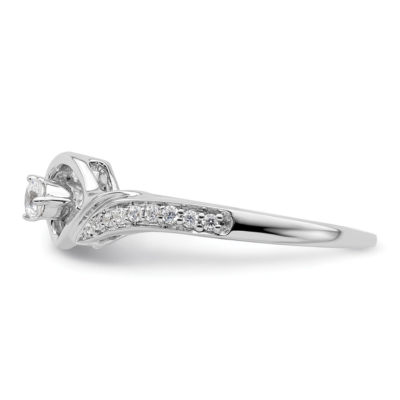 14kw Lab Grown Diamond SI1/SI2, G H I, Promise Ring-2