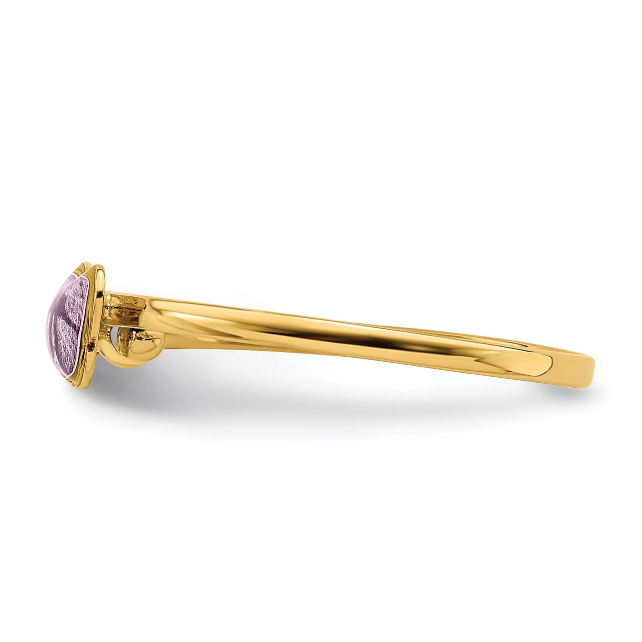 14K Enamel Butterfly Children's Ring-2