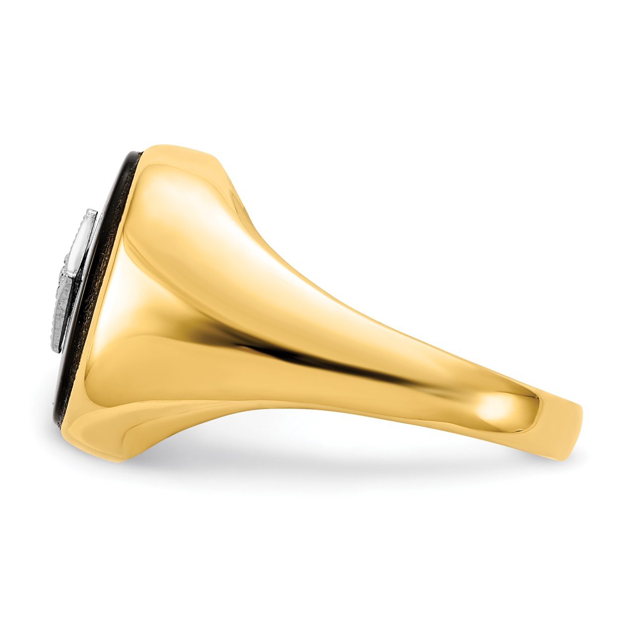 14k A Diamond men's ring-2