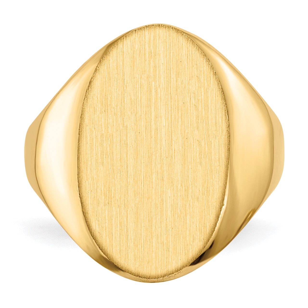 14k 12.0x17.0mm Open Back Signet Ring-3