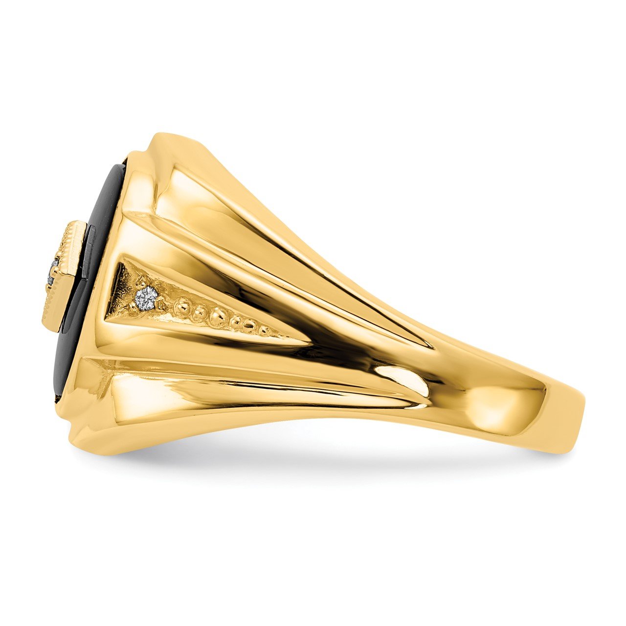 14k AA Diamond Men's Ring-3