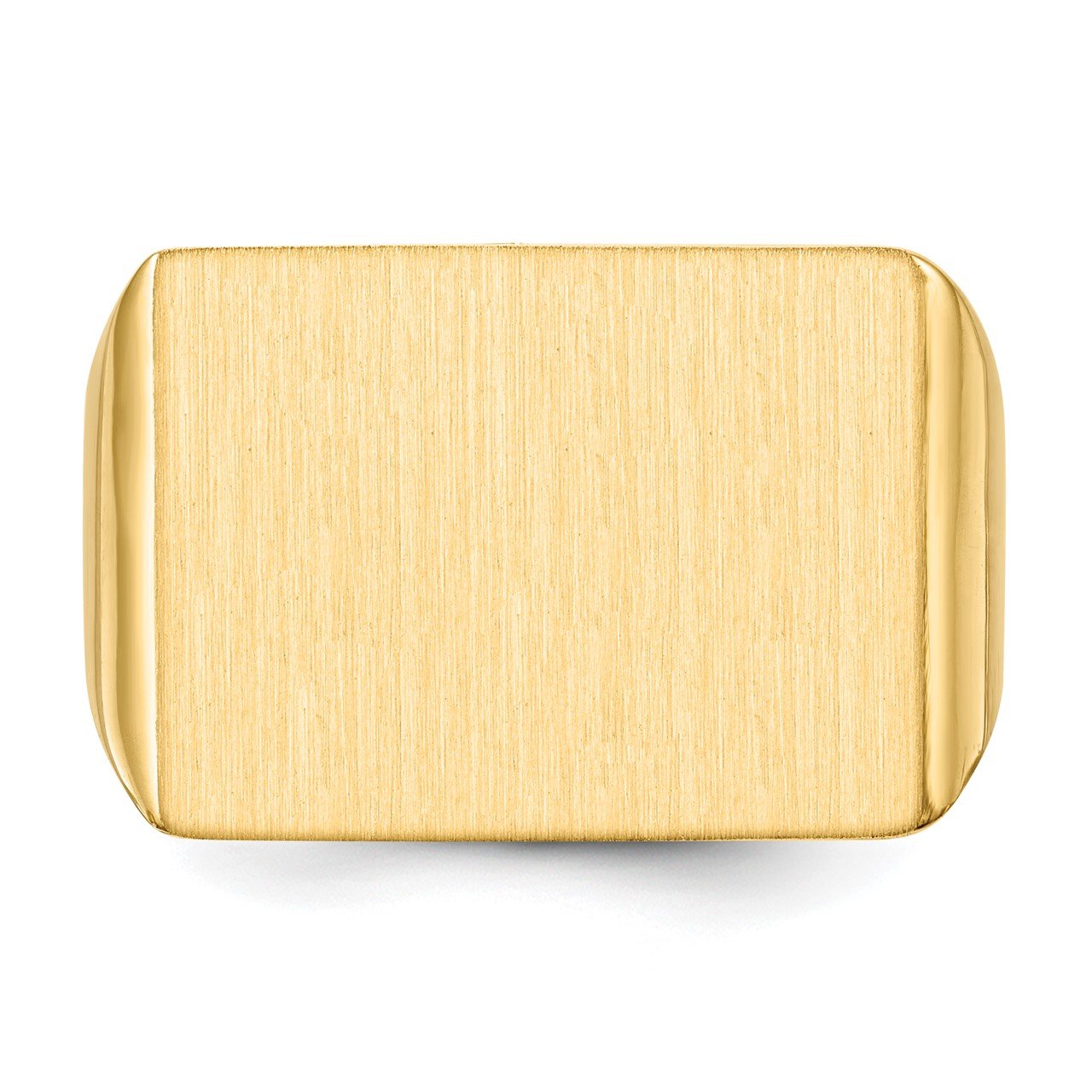 14k 14.5x19.5mm Open Back Men's Signet Ring-3