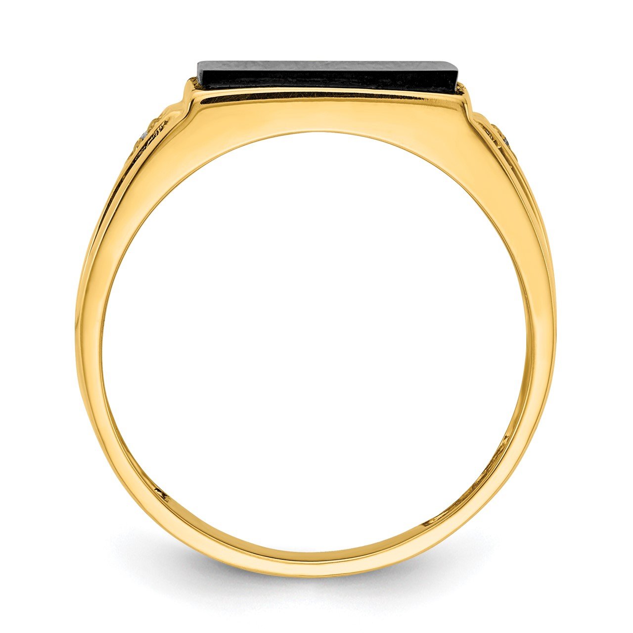 14k A Diamond men's ring-1