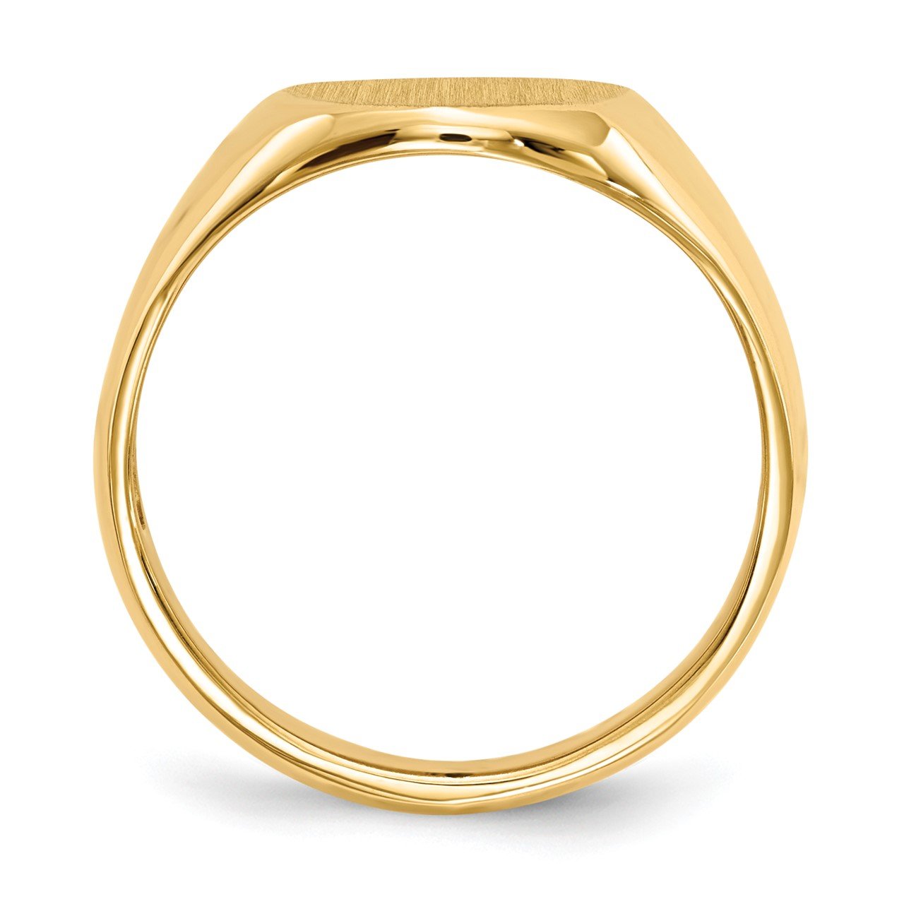 14k 13.5x11.5mm Open Back Signet Ring-1